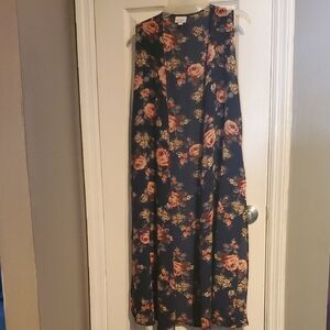 LuLaRoe Joy Floral Open Front Vest